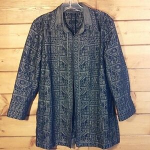 Linda Allard Ellen Tracy | Embroidered Jacket S
